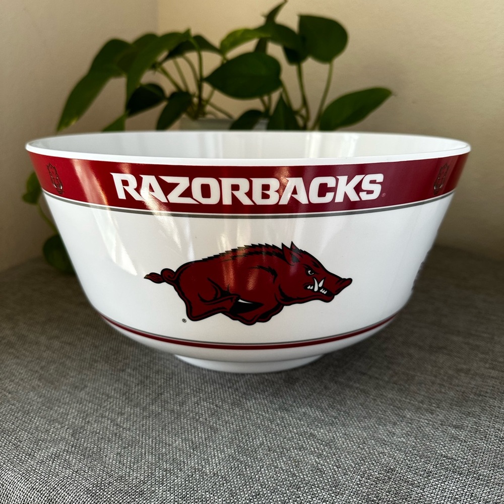Arkansas Razorbacks Party Bowl - Picture 2 of 6